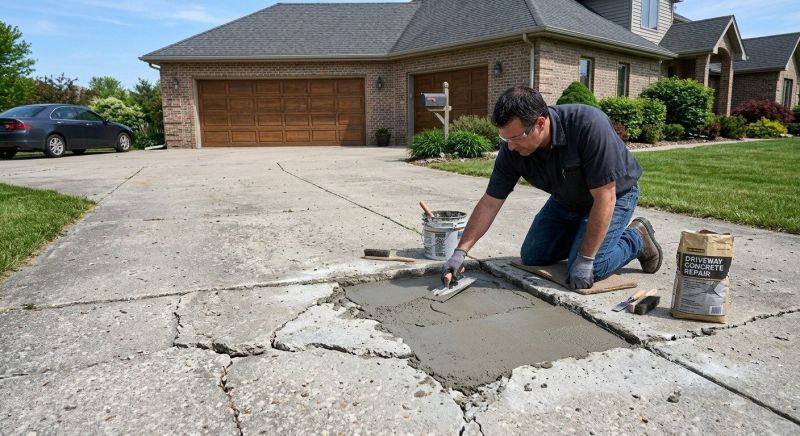 Driveway Spalling Repair in Corpus Christi, TX