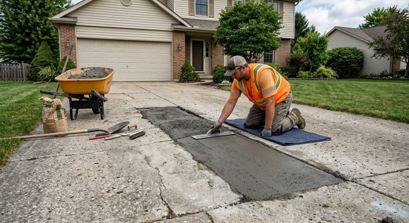 Driveway Spalling Repair in Des Moines, IA