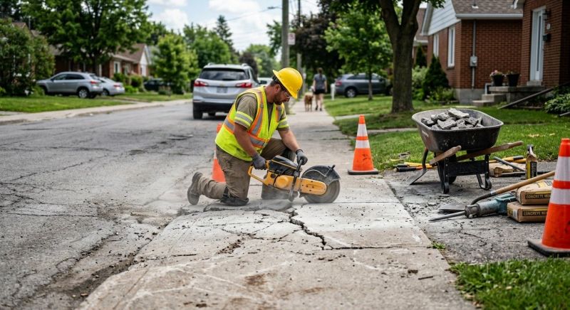 Sidewalk Grinding in Miami Dade County, FL